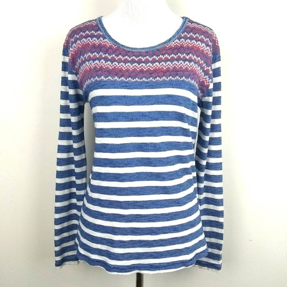 Madewell HI Line striped Shirt